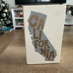 California decor sign room kitchen bathroom picture